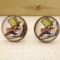 A mad hatter cufflinks (from Alice in Wonderland)