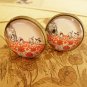 In a field of poppies cufflinks