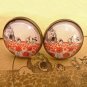 In a field of poppies cufflinks