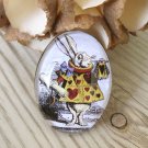 White Rabbit brooch (from Alice in Wonderland)