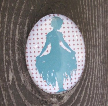 Cinderella (ballet Dancer) big brooch