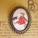 Red Dorothy and Toto brooch