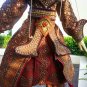 Rare Vintage Burmese Marionette Puppet. "Yoke Thay" 'The Warrior'. FREE SHIPPING.