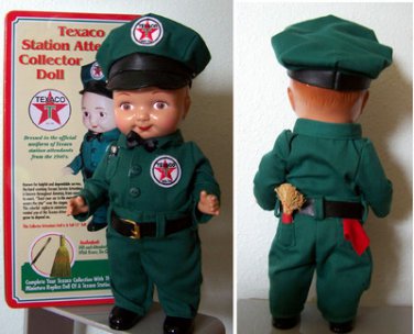 TEXACO  OIL CO. STATION ATTENDANT BUDDY LEE  COLLECTIBLE TIN