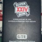 SUPERBOWL XXIV SPEC. GTE COLLECTOR'S EDITION w/40 FOOTBALL CARDS