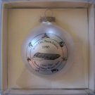 1990 N.D.WINTER SHOW VALLEY CITY  ROUND GLASS ORNAMENT