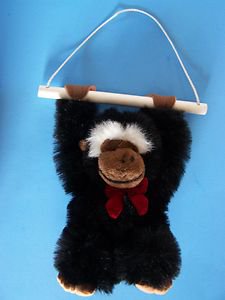 GOFFA  GORILLA  9"  SWINGING BROWN  MONKEY CHIMPANZEE