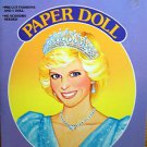 VINTAGE 1985 GOLDEN PRINCESS DI PAPER DOLL PRINCESS DIANA BOOK UNCUT