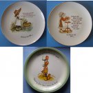 (3) HOLLY HOBBIE MOTHER'S DAY  10" DECORATIVE PLATES