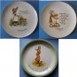 (3) HOLLY HOBBIE MOTHER'S DAY  10" DECORATIVE PLATES