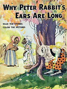 &Acirc;&copy;1944 READ & COLOR  WHY PETER RABBITS EARS ARE LONG + 3