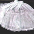 MA WHITE FINE COTTON HALF SLIP (FULL SKIRTS) fit 8-10"