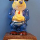 5" CARTOON FIGURINE THE DREAMER MADE IN JAPAN WOOD BASE