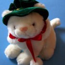7"  SITTING HOLIDAY CHRISTMAS KITTEN FUN WORLD KITTY CAT