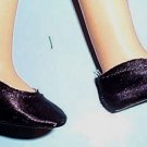 MA BLACK  SATIN  SLIPONS - Mint - FIT TONI