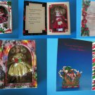 (5) KEEPSAKE MARIE OSMOND CHRISTMAS GREETING CARDS & 6" DOLLS in Window Boxes