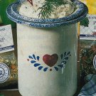 COUNTRY HEART DIP BOWL WITH BASE NEW