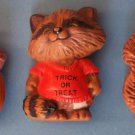 (5) HALLMARK MERRY MINIS PINS 1980's Shamrock Acorn ST Raccoon &  Squirrel Bear