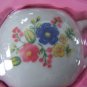PORCELAIN FLOWERED 12 pc  DOLL TEASET SERVICE FOR 4  NRFB