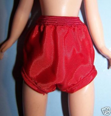 VINTAGE BETSY McCALL RED SATIN PANTIES - 8" doll