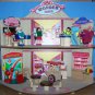 WONDER 2 STORY PLAN TOYS MALL w/ HAIR SALON BOUTIQUE FAST FOOD TOYLAND 5 PEOPLE
