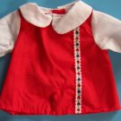 PREMIER FASHION RED TYROLEON TRIM  13-15"  DOLL    NEW