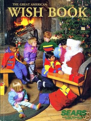 1992 The Great America WISH BOOK SEARS Christmas Catalog