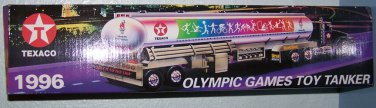 1996 TEXACO OLYMPIC GAMES TOY TANKER   Lights & Horn Work NRFB