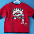 SANTAS PIT CREW LONG SLEEVE SHIRT Size 12M  NEW