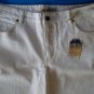 FADED GLORY NARROW-STRETCH BOOTCUT WHITE JEANS MODERN FIT Size 16 Avg NEW w/TAGS