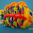 2001 SASSY FISH RIBBON BODY, POLKA DOT TAIL, ORANGE PLASTIC FINS OOAK
