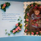GREETING CARD for MOTHER  DOLL   6" Brown Hair &  Blue Eyes 199 NRFB