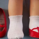 NEW MATTEL SINGING CHATTY RED T STRAP SHOES & JAPAN SOCK - fit many 14-16" Doll