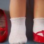 NEW MATTEL SINGING CHATTY RED T STRAP SHOES & JAPAN SOCK - fit many 14-16" Doll