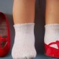 NEW MATTEL SINGING CHATTY RED T STRAP SHOES & JAPAN SOCK - fit many 14-16" Doll