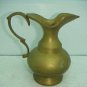 Vintage 5.5" Unique Shaped Solid BRASS PITCHER