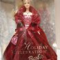 2002 HOLIDAY BARBIE DOLL dressed in Dark Red Gown NRFB