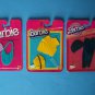 (3) 1983 FASHION EXTRAS #4906 Vest Cap #4907 Hat & Leggings #7957 Purses NRFP's