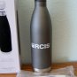 H2GO FORCE 26 oz DOUBLE WALL 18/8 ss Branded Gray VACUUM BOTTLE NEW