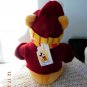WALT DISNEY WORLD HOLIDAY WINNIE the POOH BEAR 17" tall sitting New w/Tags