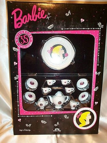BARBIE 35TH ANNIVERSARY TEA SET 1994  Limited Ed NRFB