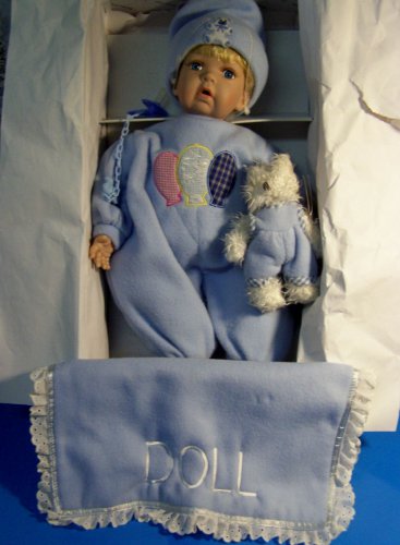 22" BABY KYLE DUCKHOUSE DOLL w/ BEAR & BLANKET  NRFB