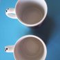 (2) MARY ENGELBREIT COFFEE CUPS MUGS "Lives Get One" Chair Bowlies Coffee Mugs