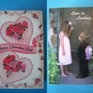 (4) VALENTINES GREETING CARD Marie Osmond DOLLS   6"  1997 NRFB  Lot 1