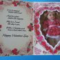 (4) VALENTINES GREETING CARD Marie Osmond DOLLS   6"  1997 NRFB  Lot 1