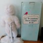 15" PORCELAIN SNOW ANGEL DOLL w/RED BIRD MIB