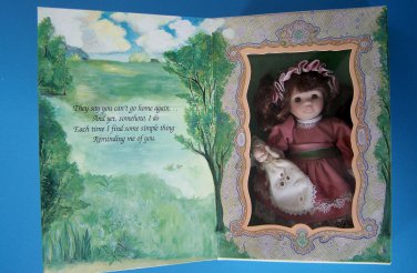 MOTHER'S DAY GREETING CARD Osmond DOLL w/ BABY  6" Brown Hair & Eyes 1997 NRFB
