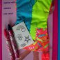 1993 MY FIRST BARBIE FASHION CRAYON PRINT DRESS & ARTIST SMOCK #10737 MOC