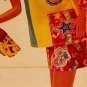 1993 MY FIRST BARBIE FASHION CRAYON PRINT DRESS & ARTIST SMOCK #10737 MOC