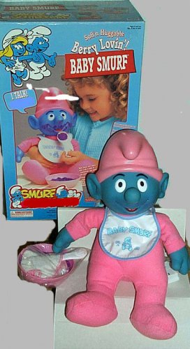 16" Berry Lovin'! Color Changing TALKING BABY SMURF  DOLL MIB NEW
